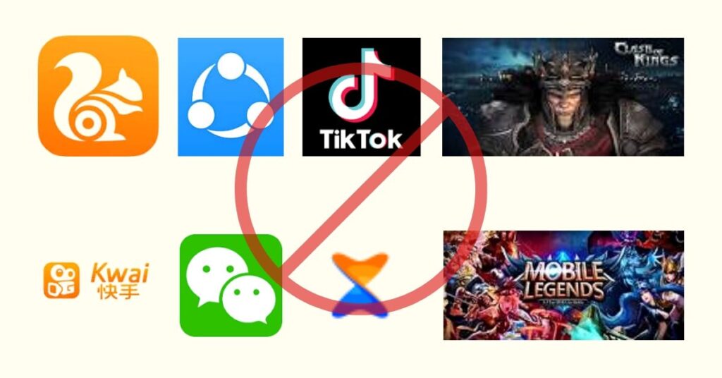 India Bans Chinese apps