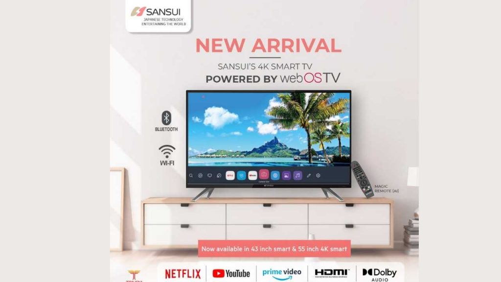 Sansui webOS-powered TVs