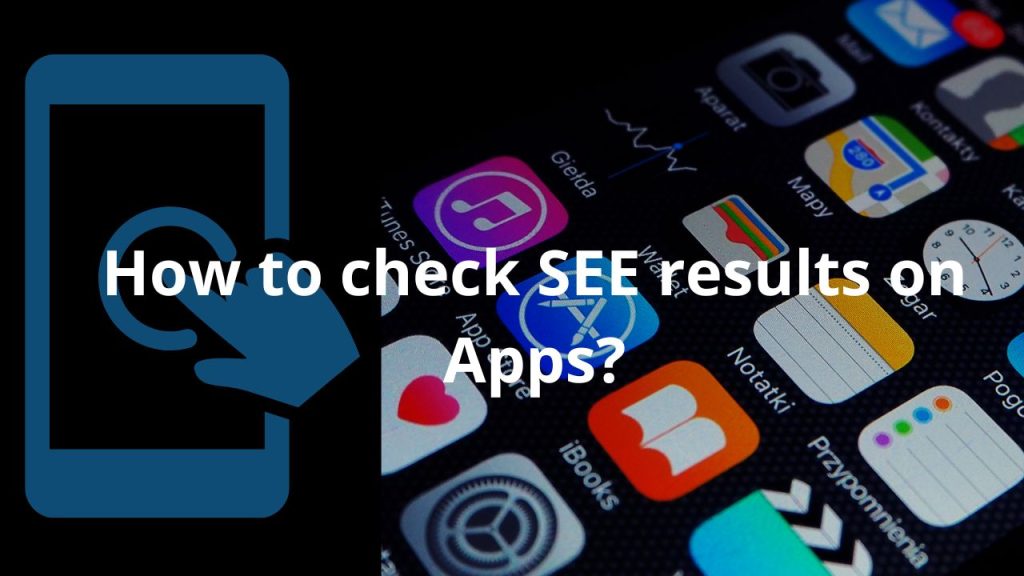How to check SEE results on mobile apps?